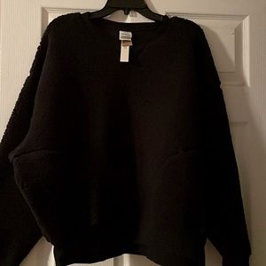 Victoria Secret Pink Sherpa sweatshirt